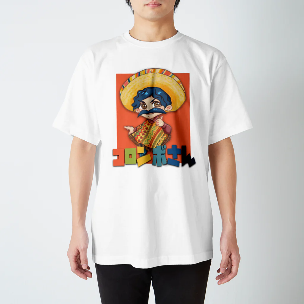 コロンボさんシンプルTシャツ（オレンジ） / コロンボさん
