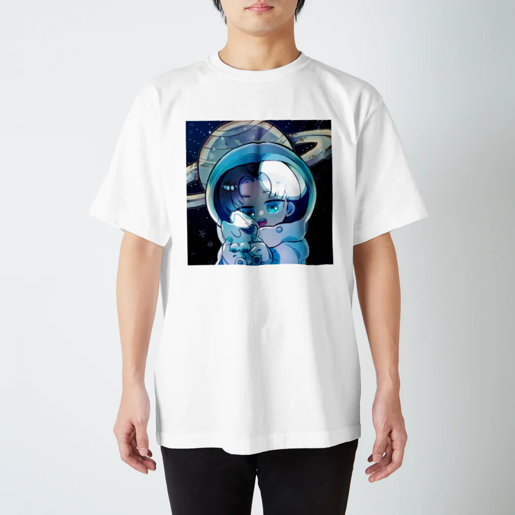 てきとのグッズ展の宇宙へ飛び出せ！てきねこTシャツ Regular Fit T-Shirt
