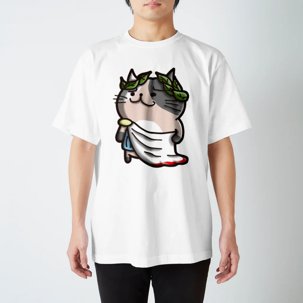 ひよこ男爵とまだむにゃんのにゃえさる (まだむにゃん) Regular Fit T-Shirt