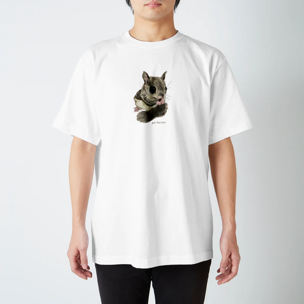 a.m　factoryのアメリカモモンガ Regular Fit T-Shirt