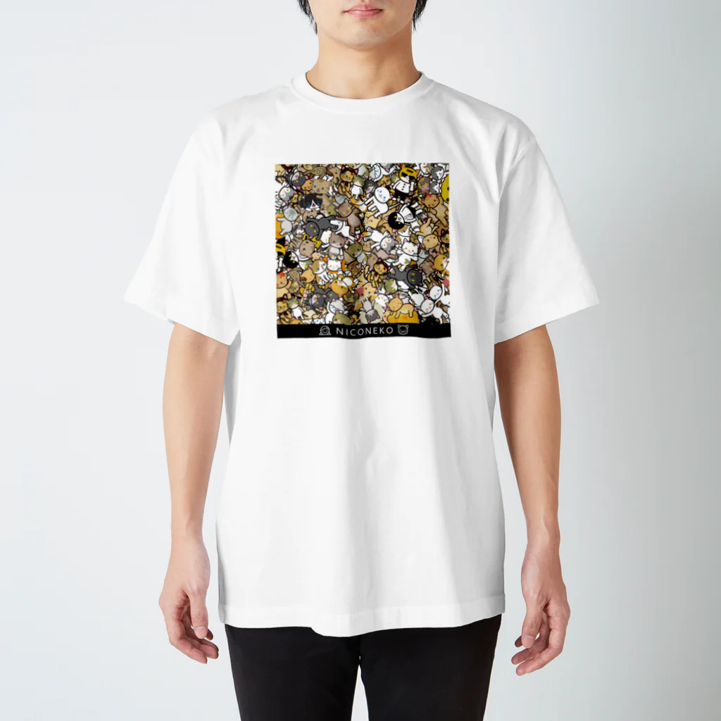 didizizi - didizizi◉ねこまみれネルシャツ 猫まみれTシャツ / にこねこ【保護猫の保育園】 ( NICONEKO )の