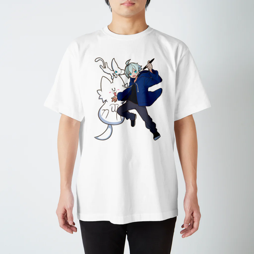 カッキー創作チャンネルのカッキー＆ニャン＆ワン Regular Fit T-Shirt