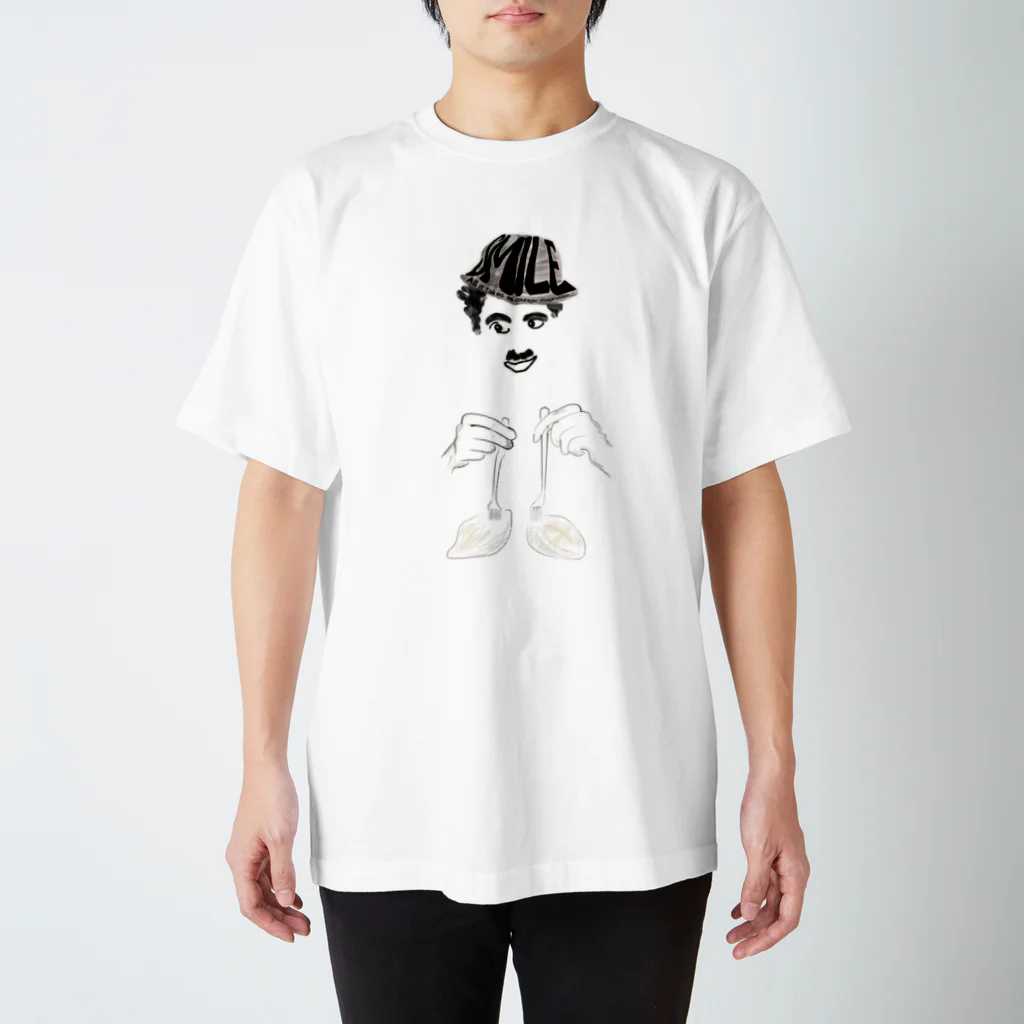 月夜のタツノオトシゴのSMILE Regular Fit T-Shirt