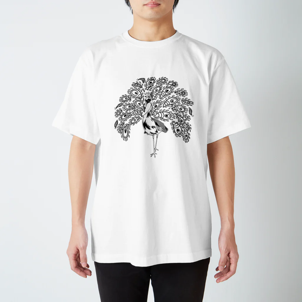 ペストリーのデカめのクジャク Regular Fit T-Shirt