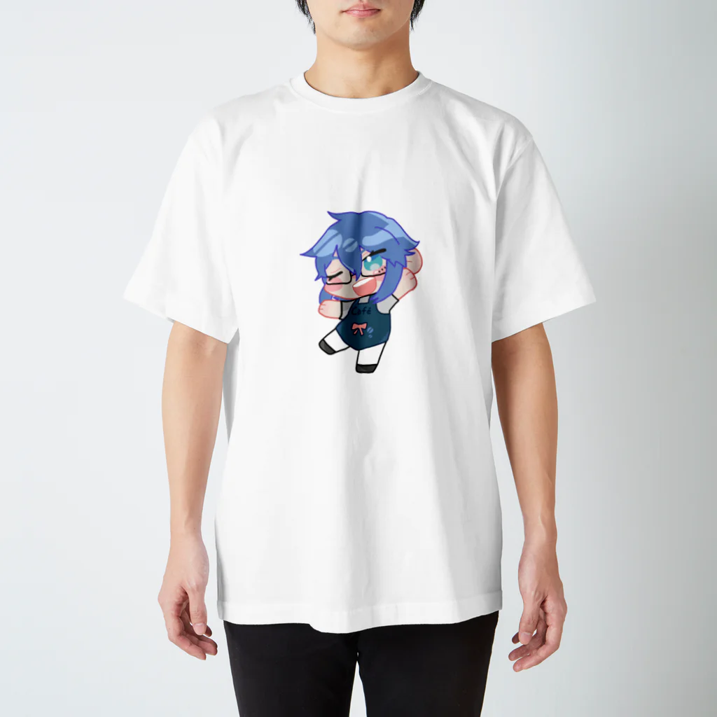 手書きイラスト屋さんのメガネ男子とコーヒータイム Regular Fit T-Shirt