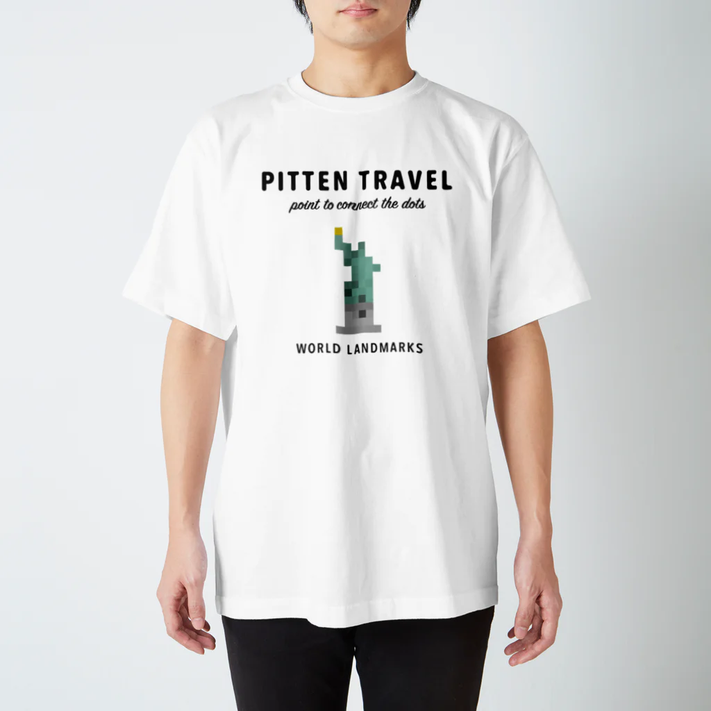 PITTEN PRODUCTSのPITTEN TRAVEL PX WORLD #5-1 Regular Fit T-Shirt