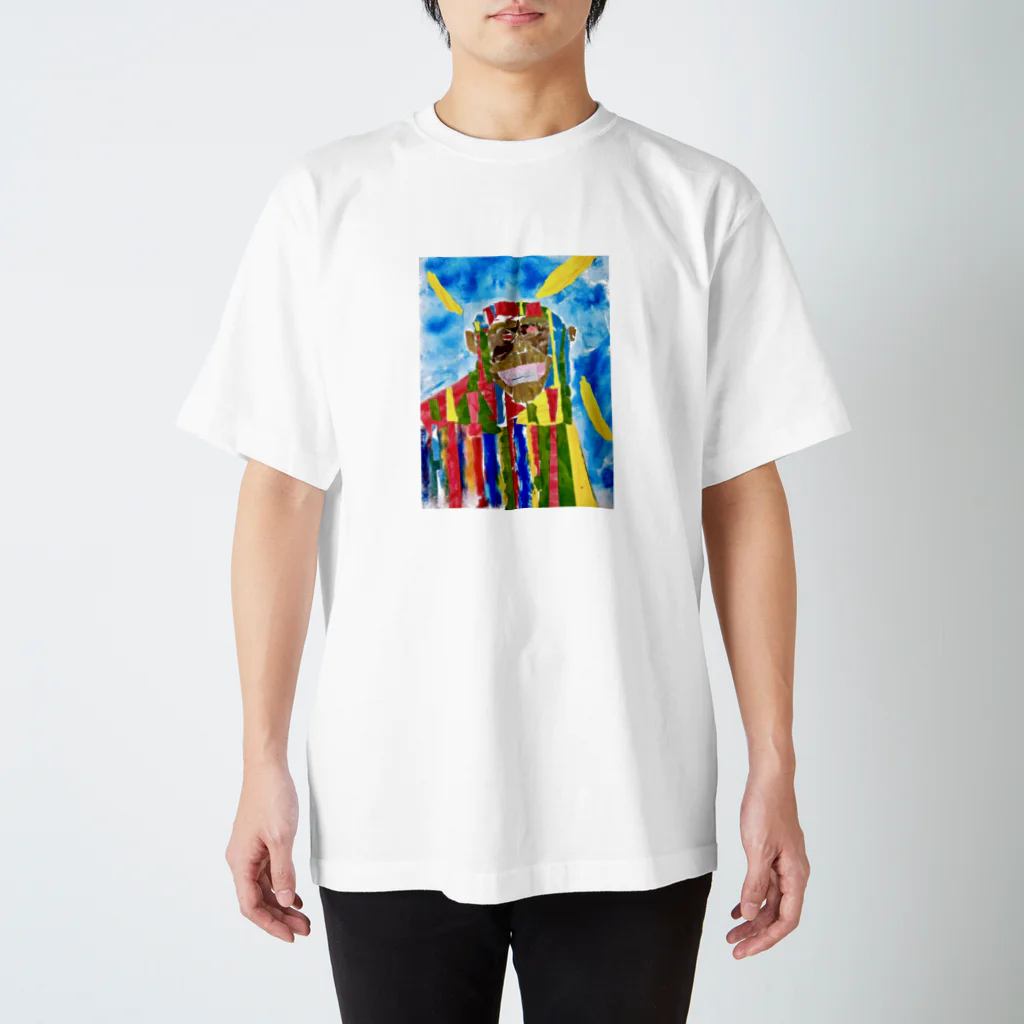 TAKE's artの笑うチンパンジー Regular Fit T-Shirt