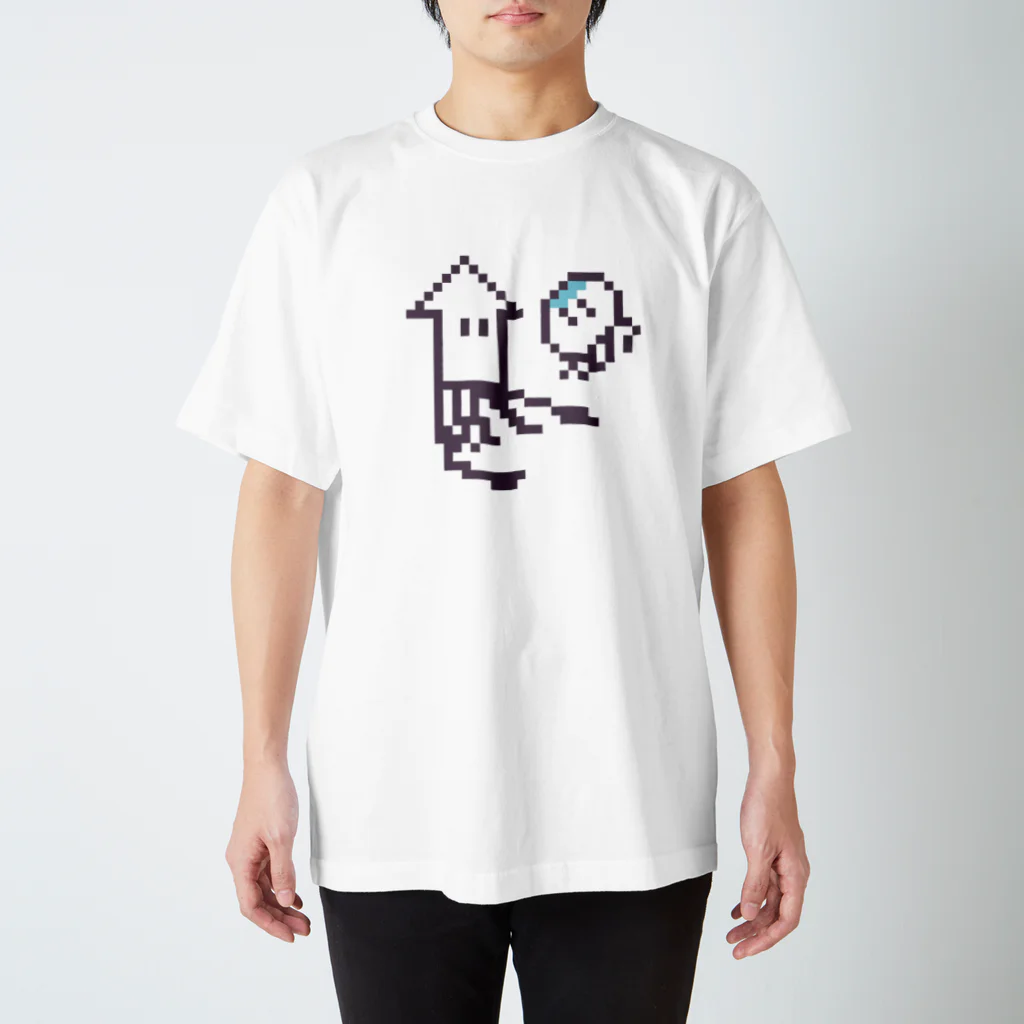 深海工房のイカとクラゲTシャツ Regular Fit T-Shirt