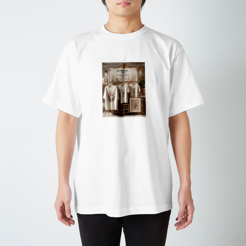 Canvas_TeesのCanvas Teesアート・コレクションVol.4～エレガンスと自然の融合 ～ Regular Fit T-Shirt