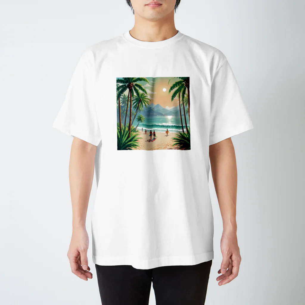 Paradise ExploreのPalm Breeze Bliss Regular Fit T-Shirt