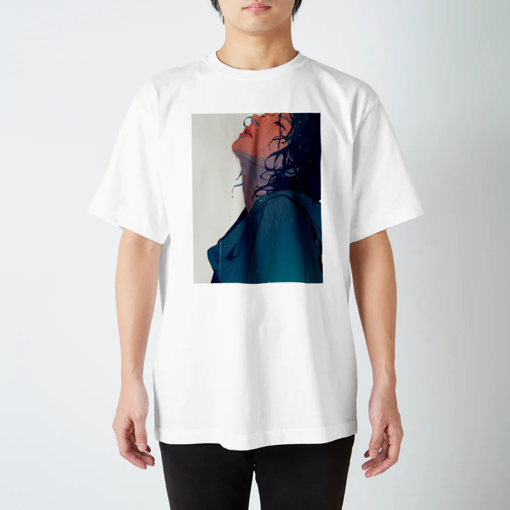 SamuraiMetaverseの梅雨 Regular Fit T-Shirt