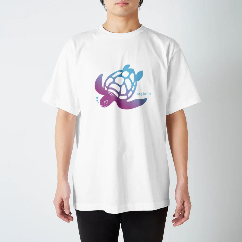 d-fabのsea ​​turtle〈ウミガメ〉 Regular Fit T-Shirt