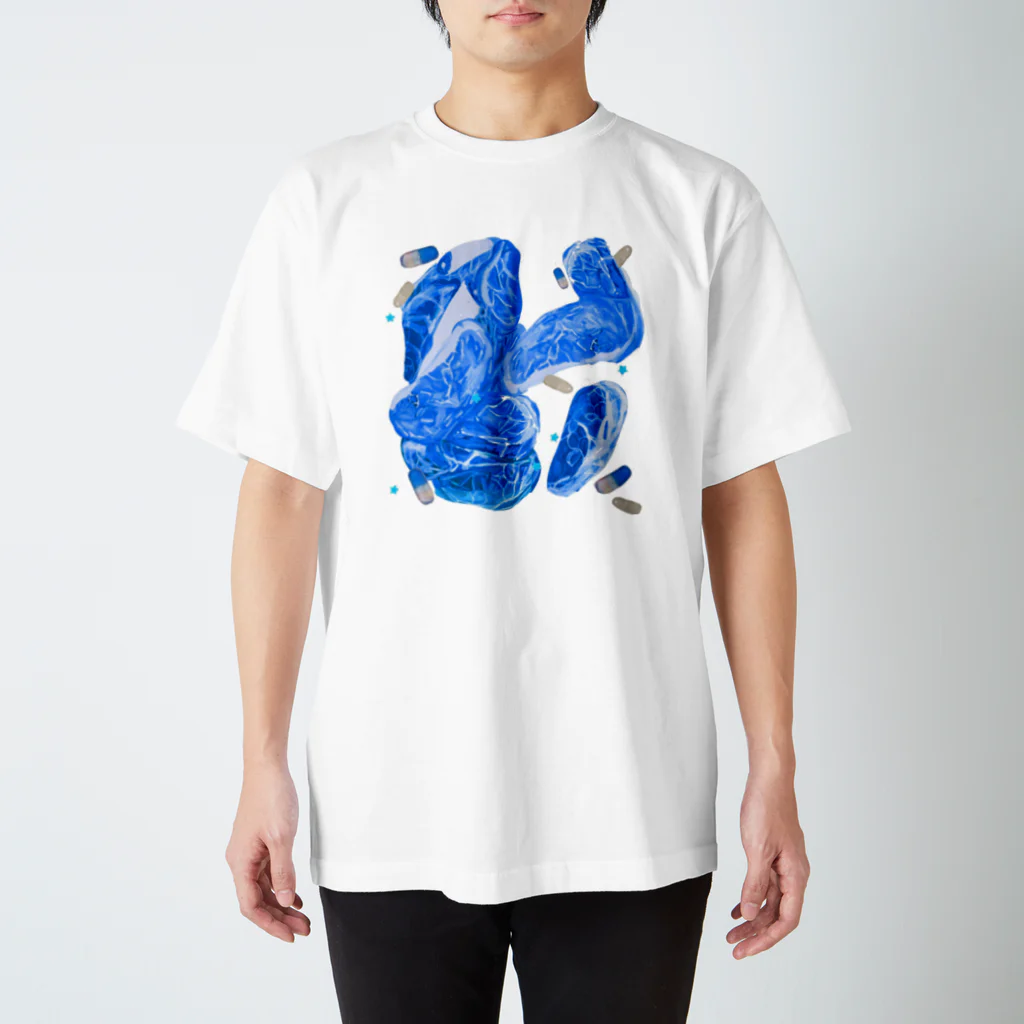 甘党の🥩青色 Regular Fit T-Shirt