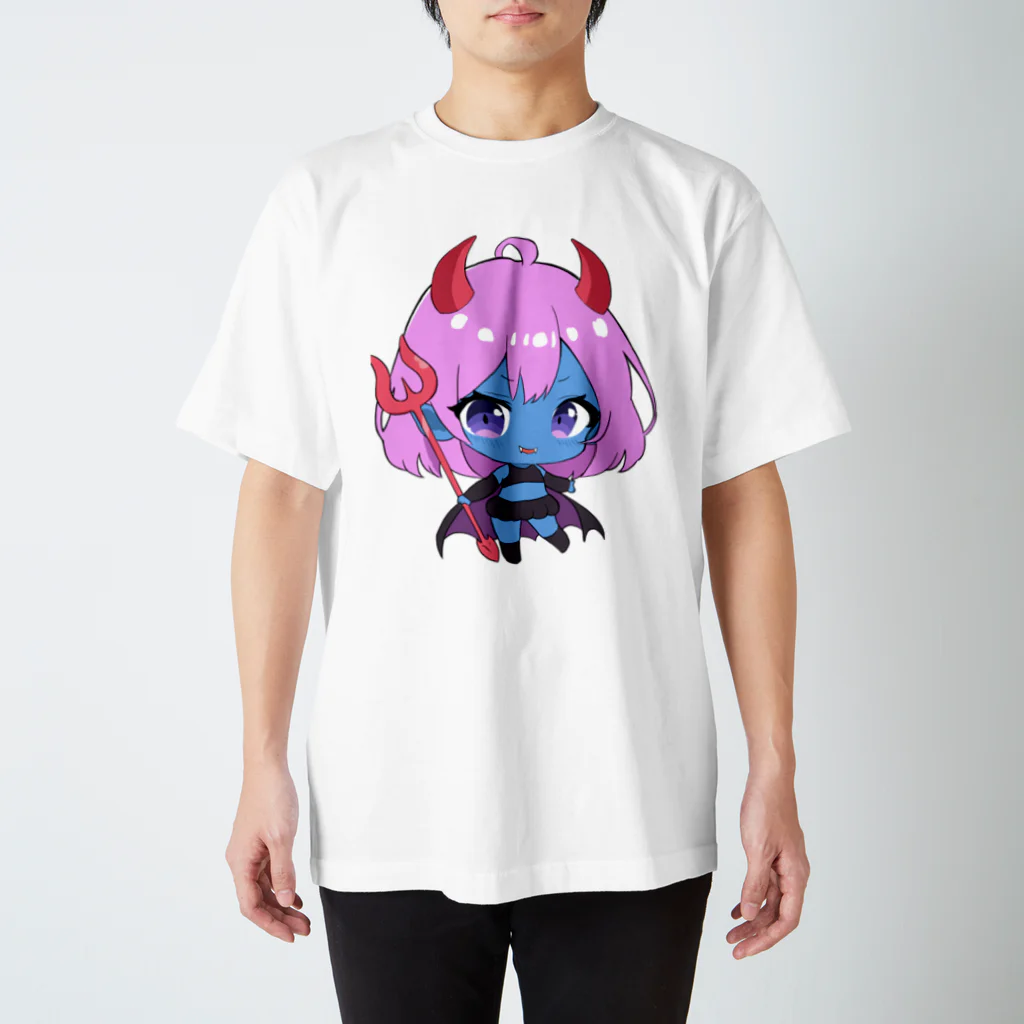 銀河たぬきの悪魔ちゃん Regular Fit T-Shirt
