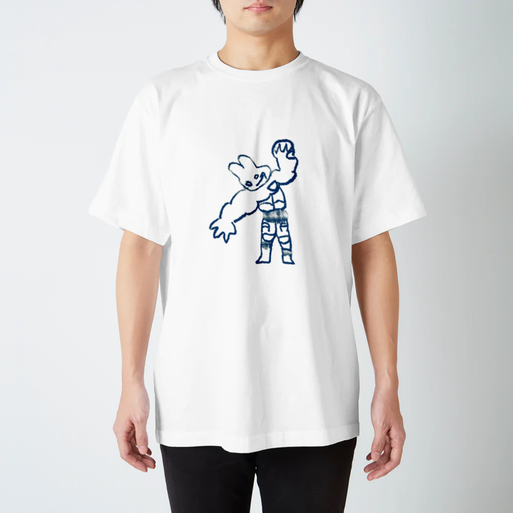 mabo_familyshopのムキムキ兎 Regular Fit T-Shirt