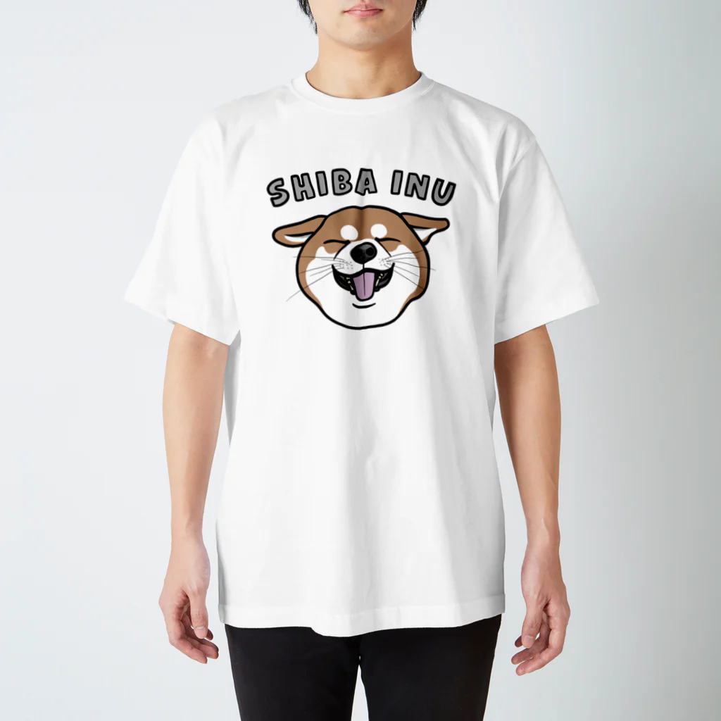 chocmoccの【赤柴】SHIBA INU　ハッピースマイリー柴犬 Regular Fit T-Shirt