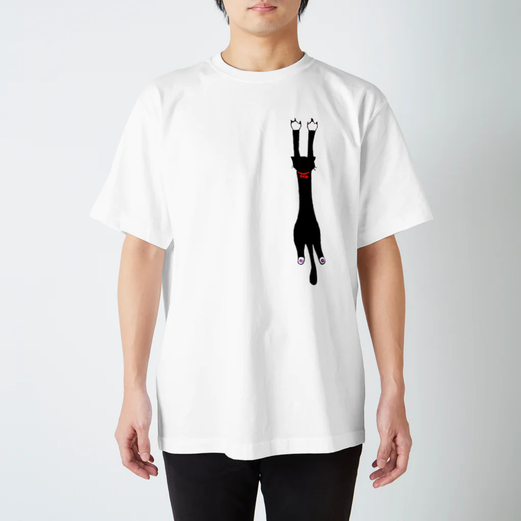 3ko4baSHOPの靴下猫 Regular Fit T-Shirt