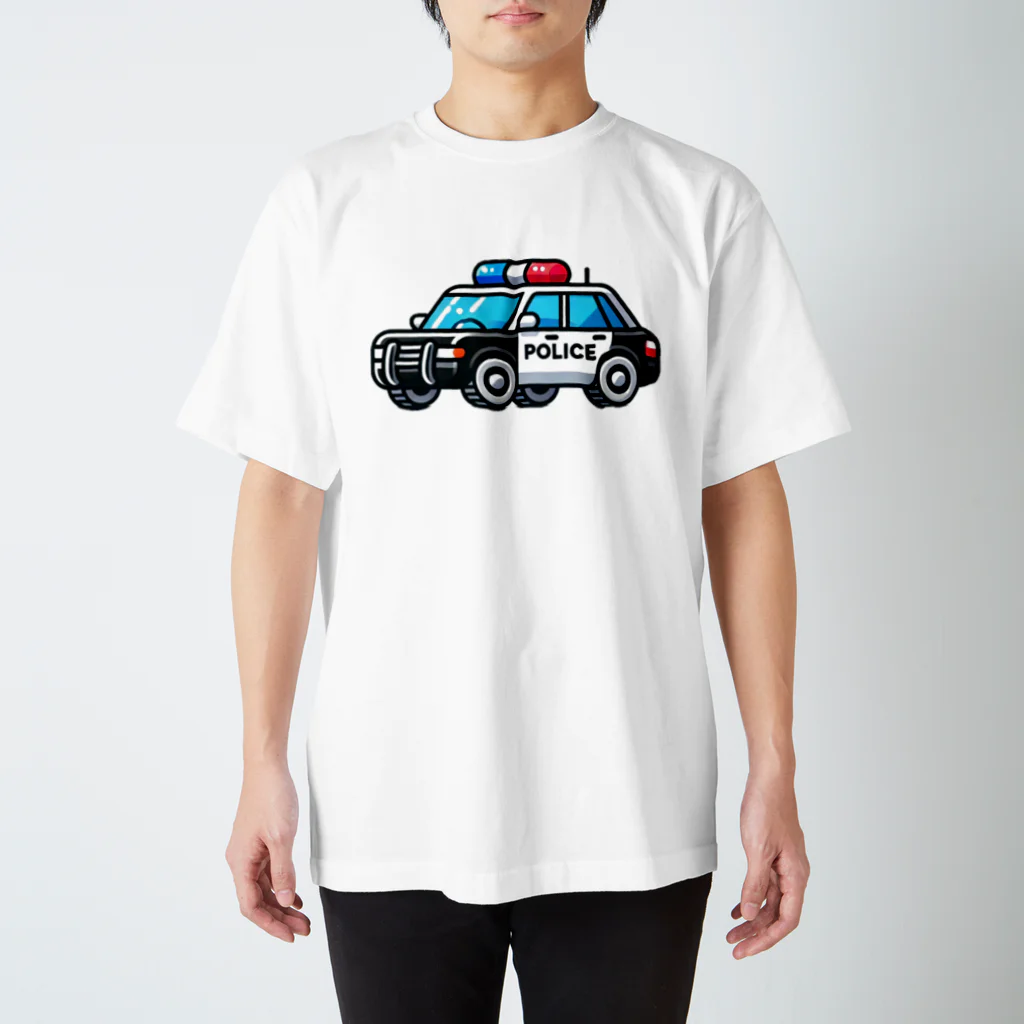 takejijiのAIで描いたパトカー Regular Fit T-Shirt