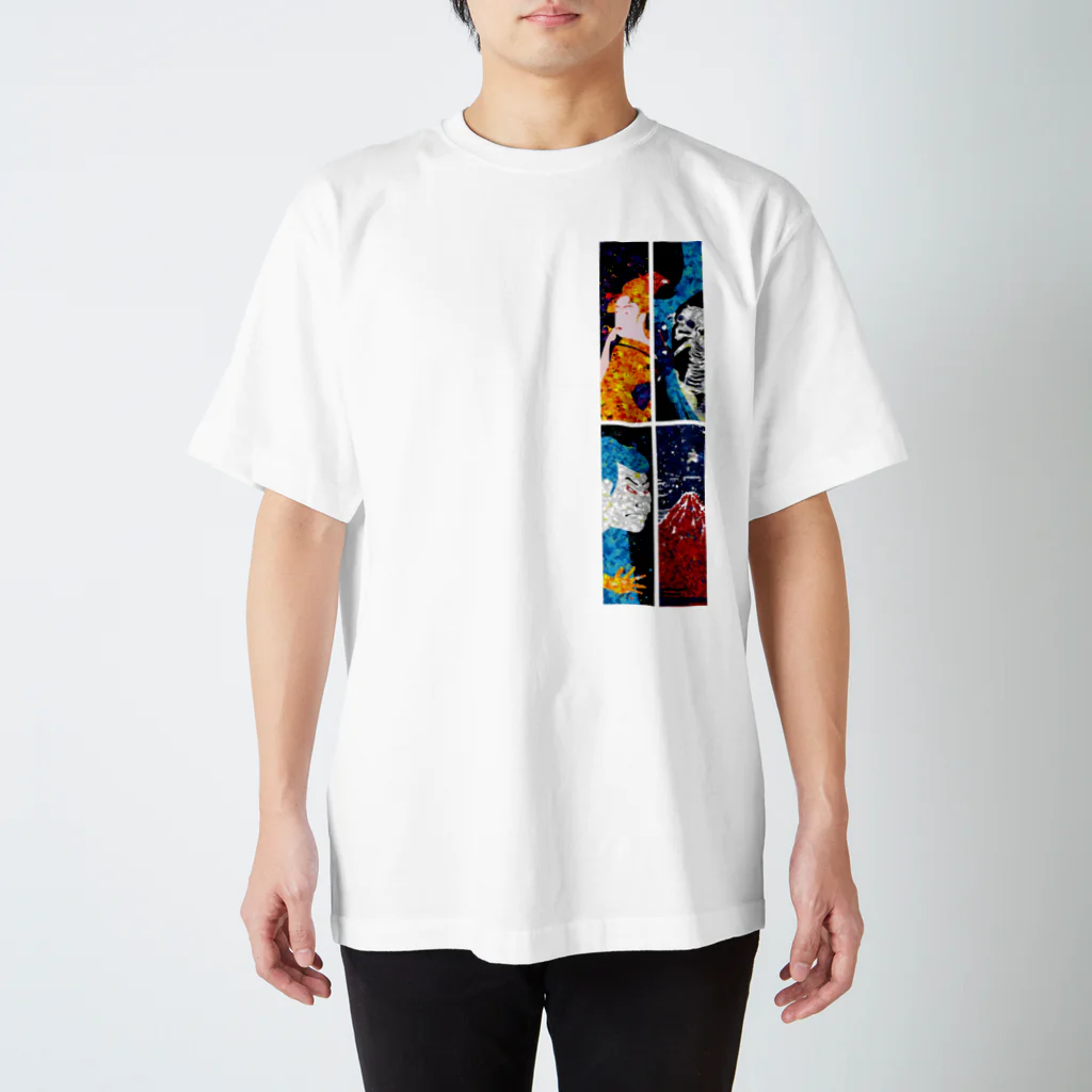 cuuyabowの国芳写楽歌麿北斎マトリックス Regular Fit T-Shirt