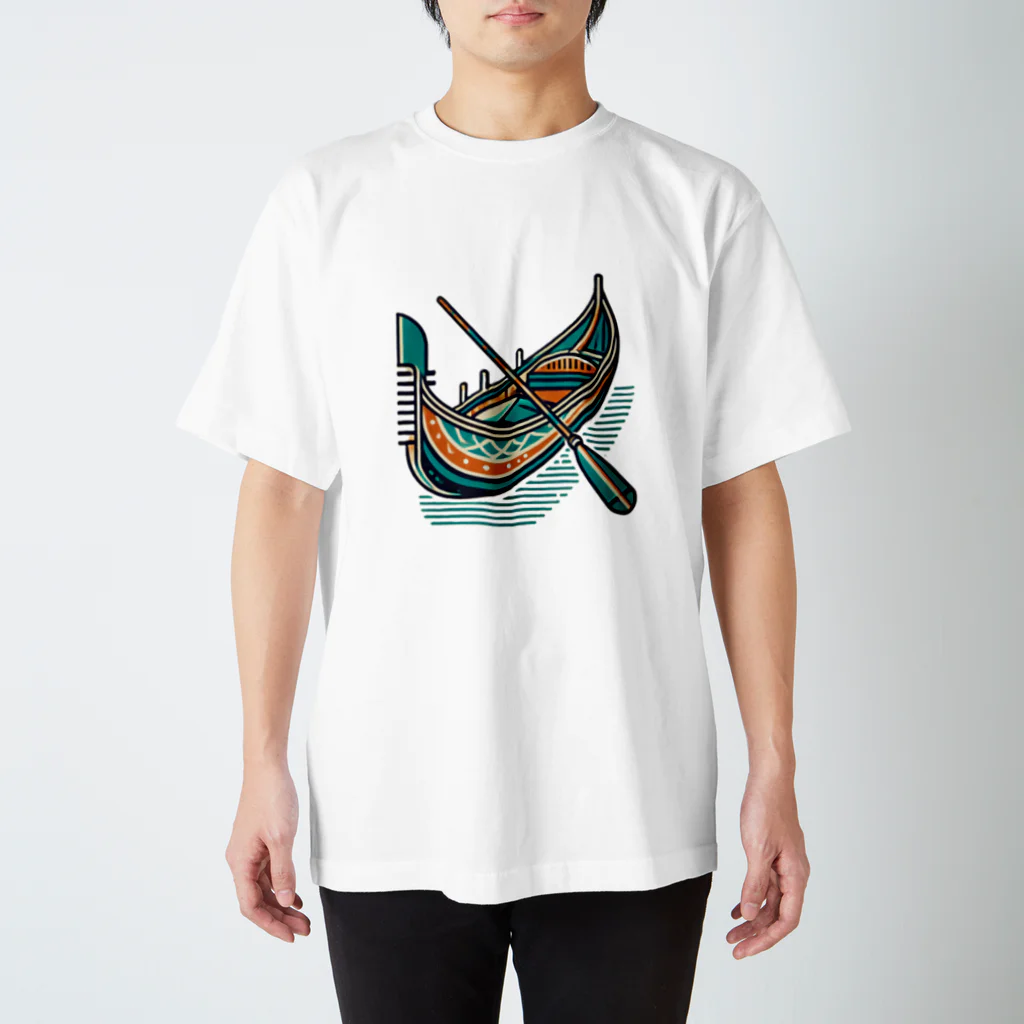 takejijiのAIで描いたゴンドラ Regular Fit T-Shirt