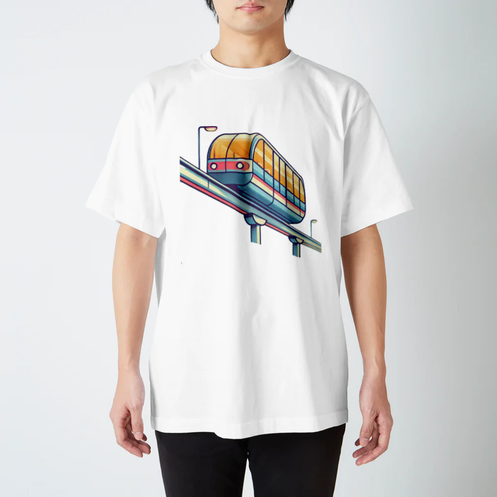 takejijiのAIで描いたモノレール Regular Fit T-Shirt
