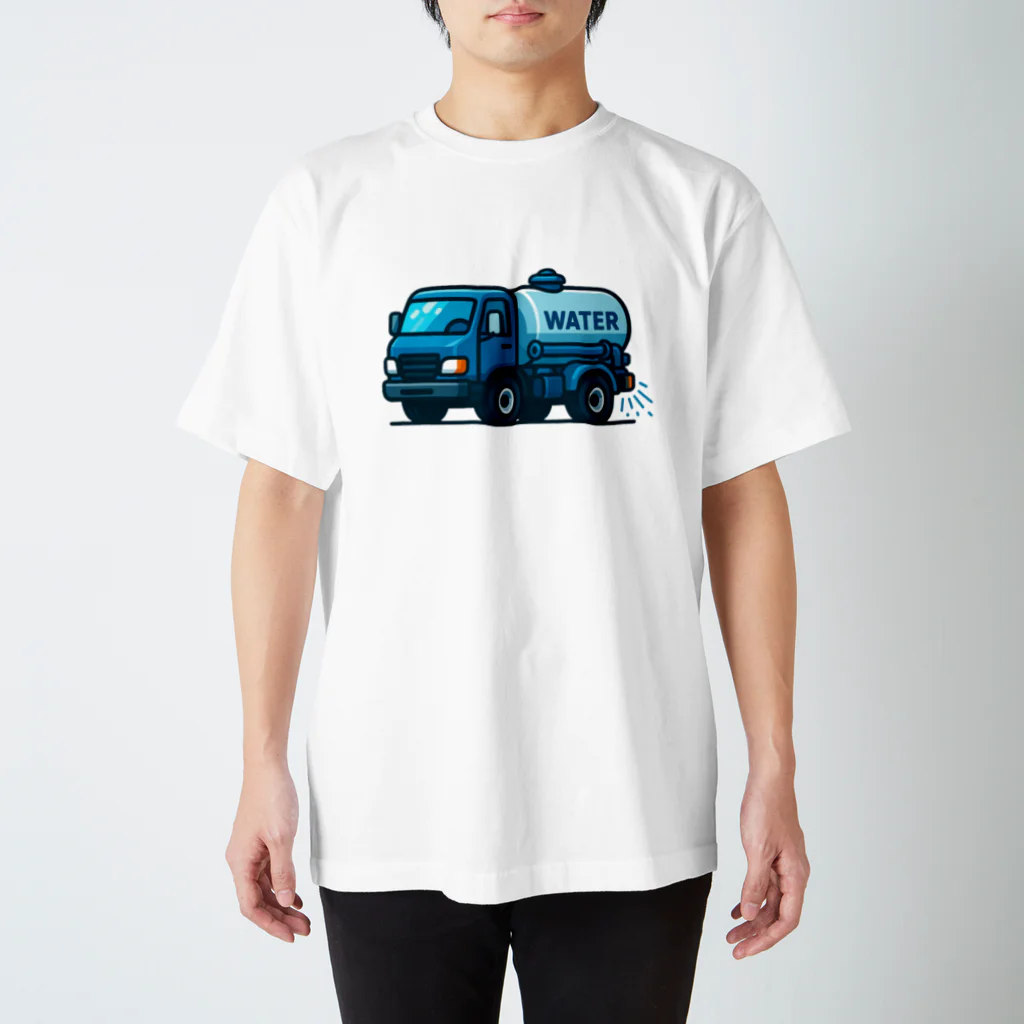 takejijiのAIで描いた散水車 Regular Fit T-Shirt
