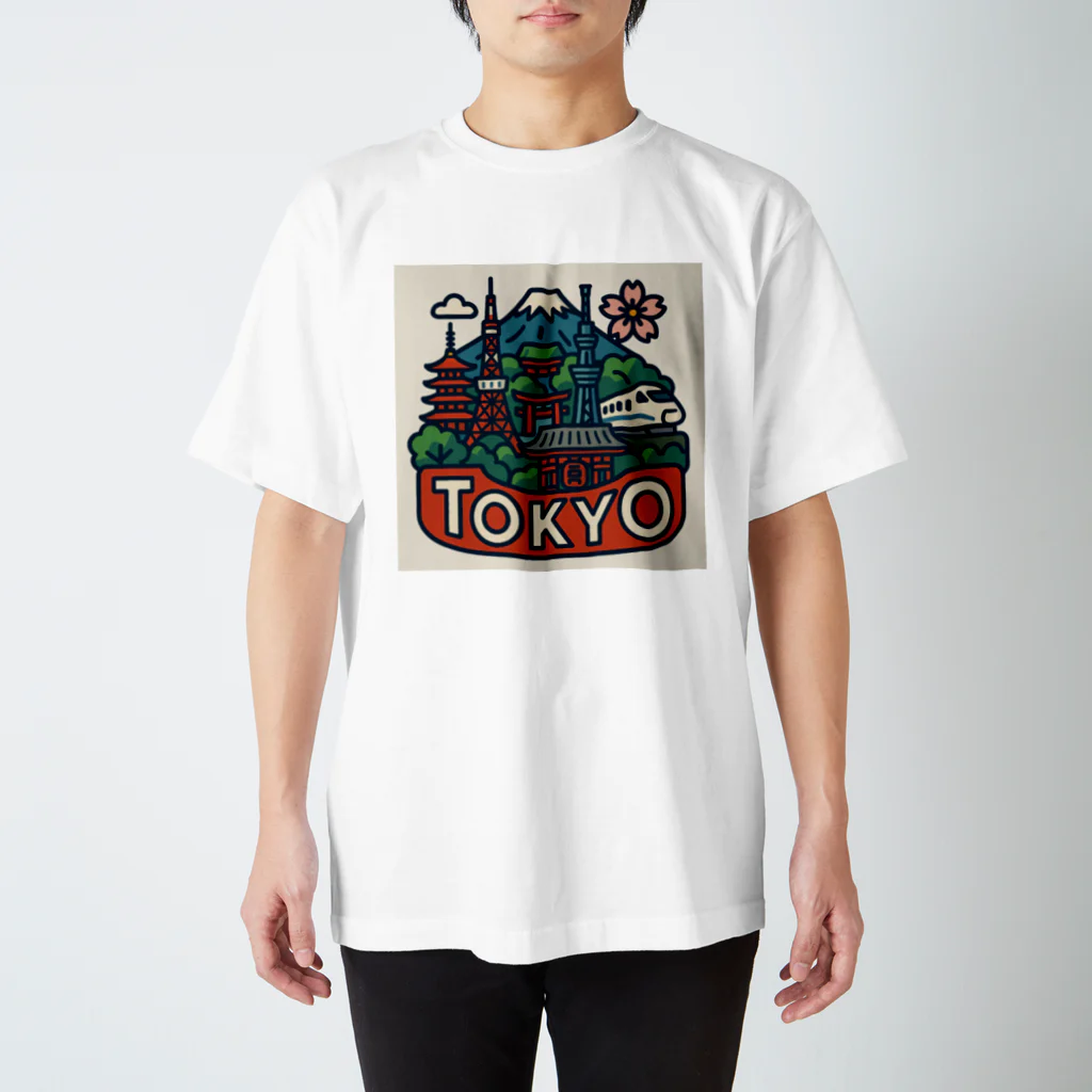 NIPPON POPの旅するTシャツ、東京編 Regular Fit T-Shirt