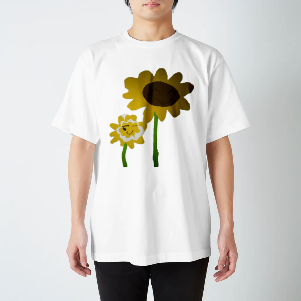 ASD そうちゃんの絵たちのそうちゃんのひまわり Regular Fit T-Shirt
