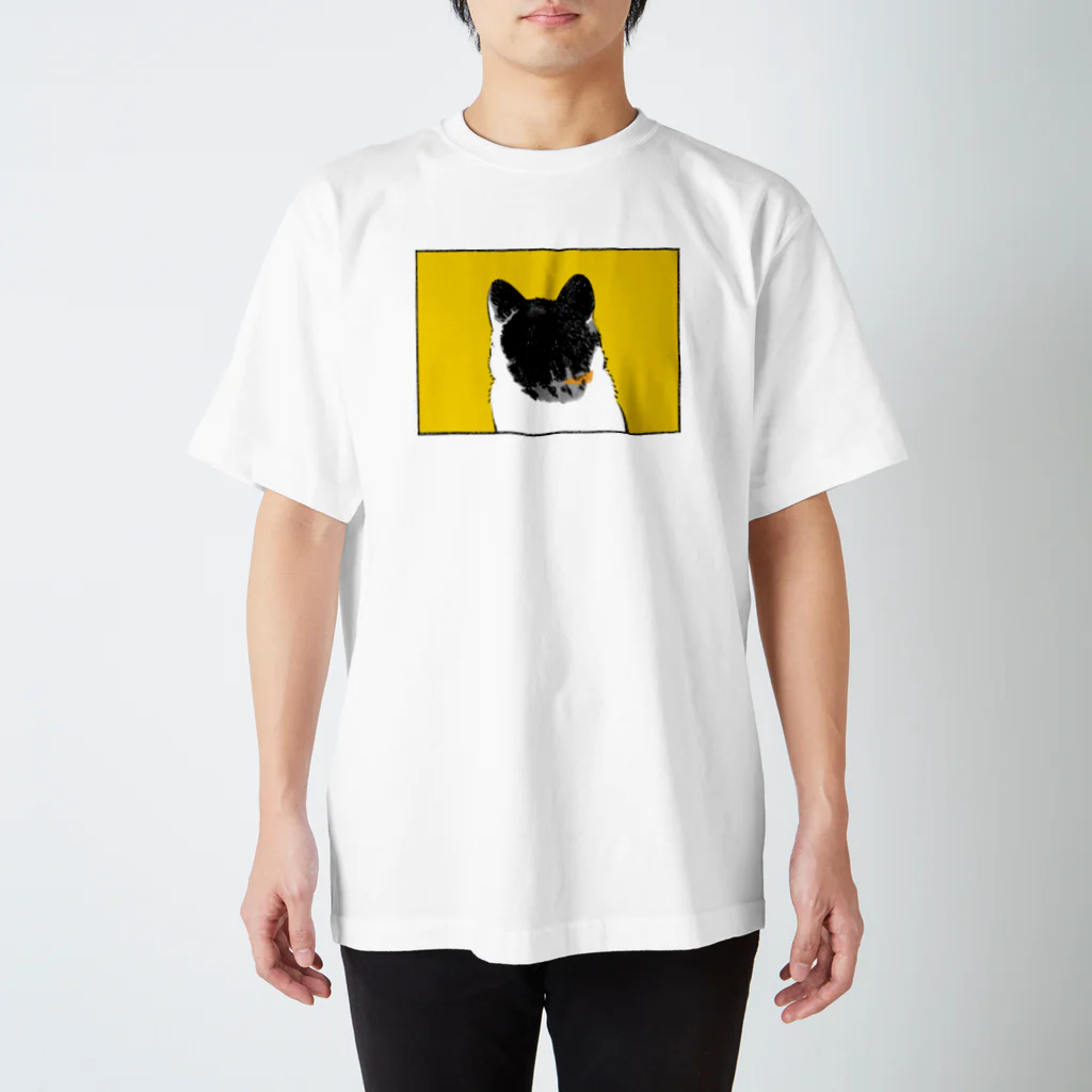 ふじひとの猫きいろあたま Regular Fit T-Shirt