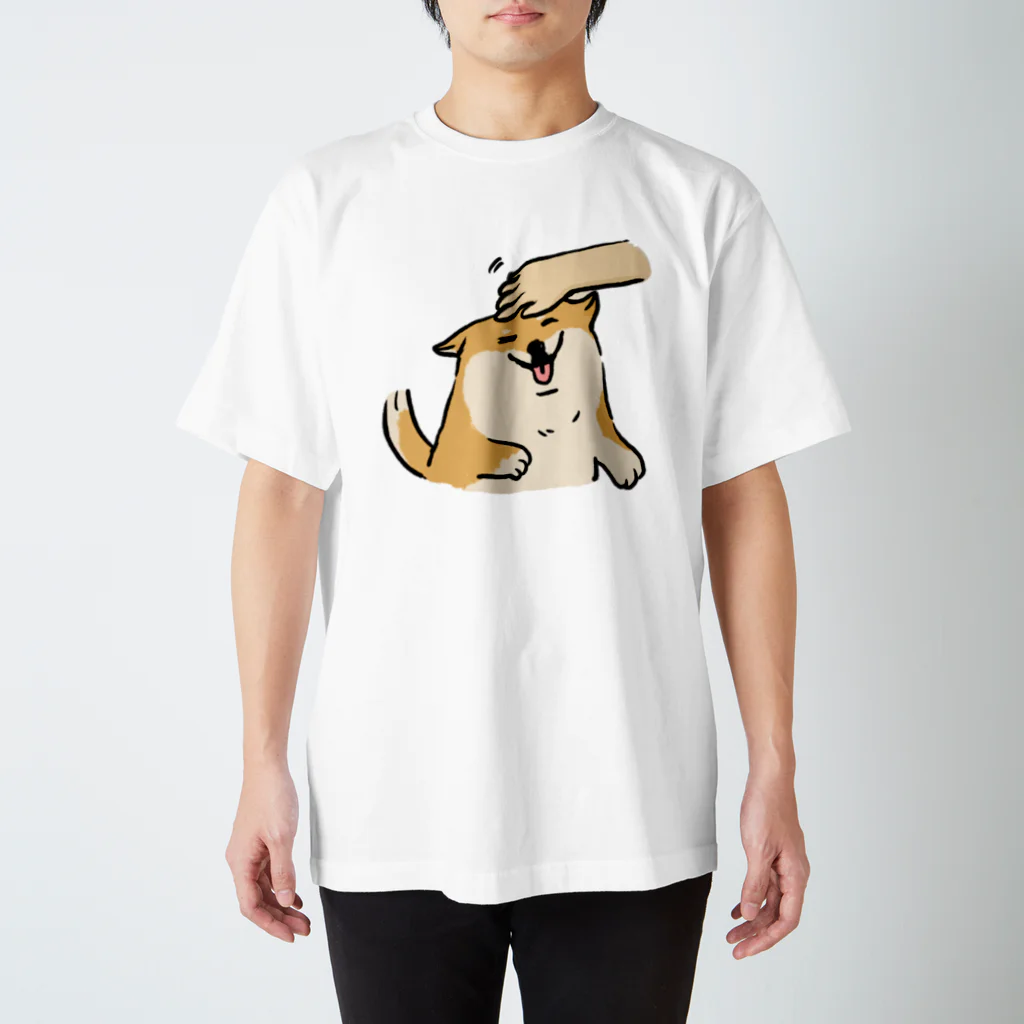 ぺろぺろぺろぺろ【せいこせんせい】の柴犬　えらい！【せいこせんせい】 Regular Fit T-Shirt
