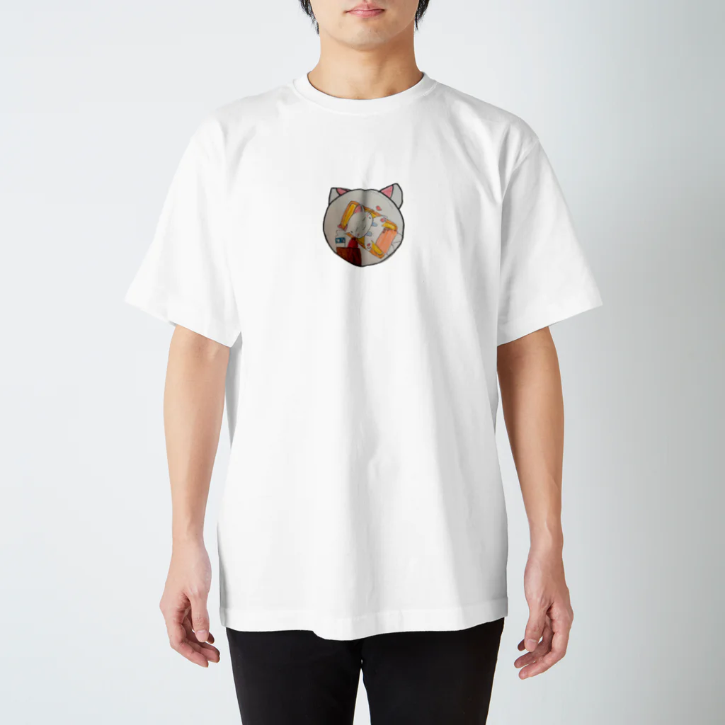 SAUNOA(のあ)のサウナねこ Regular Fit T-Shirt