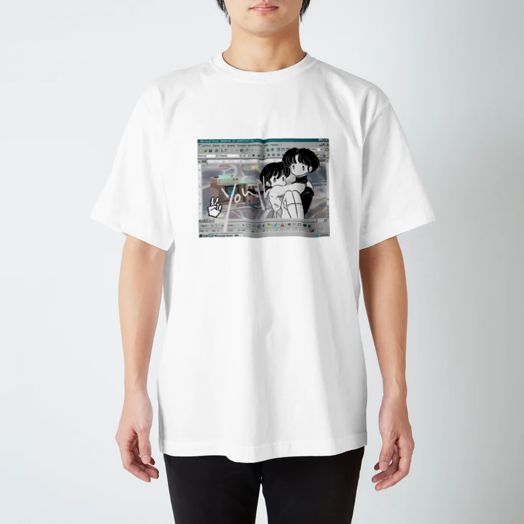 たいやき焼き隊のPCらんでぶぅ  Regular Fit T-Shirt