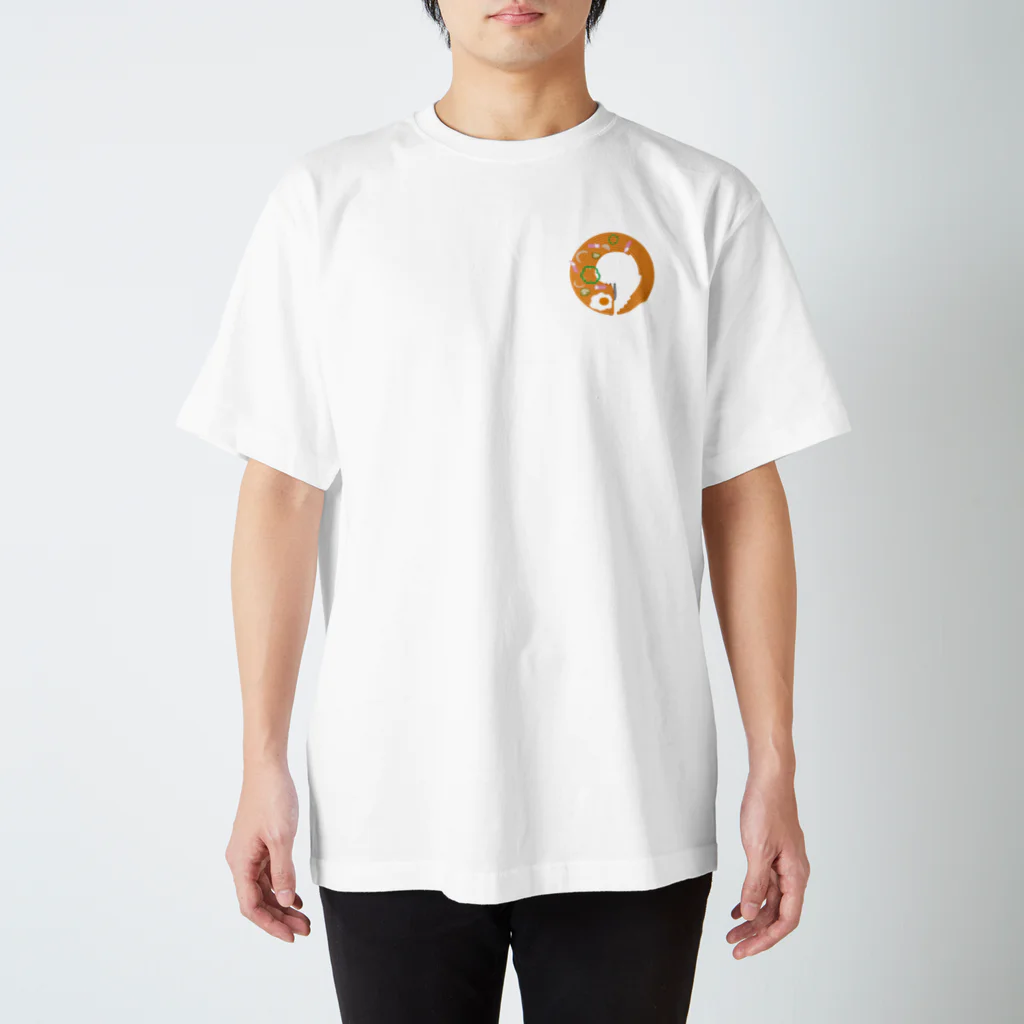 蛇口〆太のお店の無い家紋-ナポリタン- Regular Fit T-Shirt