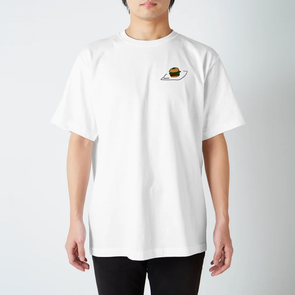 quartetのQuartet 　hamburger Regular Fit T-Shirt