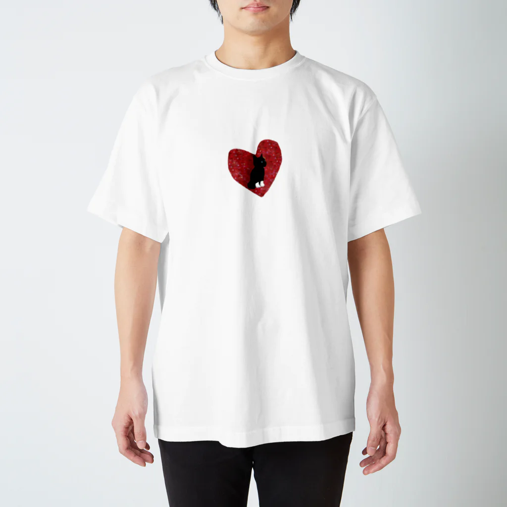 WAMI ARTのくつしたにゃんこ Regular Fit T-Shirt