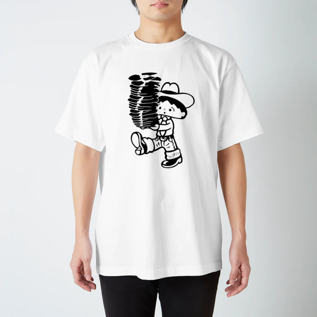 Tシャツくん チーバくんSINCE1873：Tシャツ Design1（Black） | LOVES