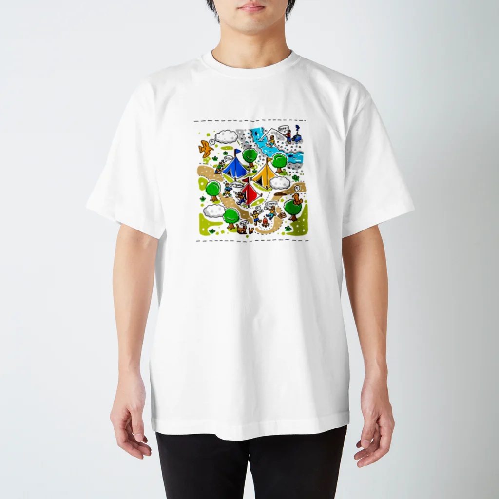 タケウマデザインの春夏秋冬「夏」 Regular Fit T-Shirt