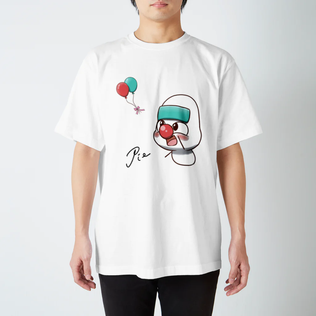 おねつピエロTシャツ（白） / ドレスピエロの絵日記 ( pietoro21