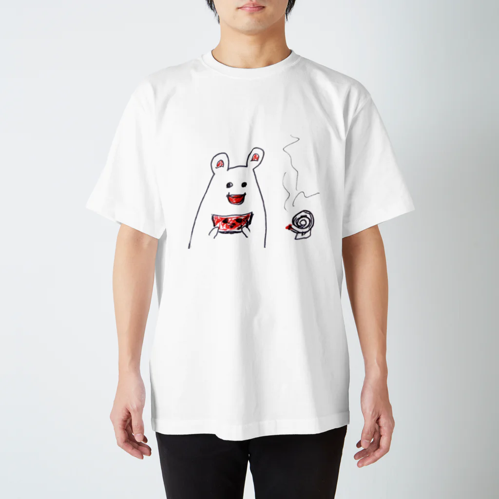 okazuの血眼カエルくま Regular Fit T-Shirt