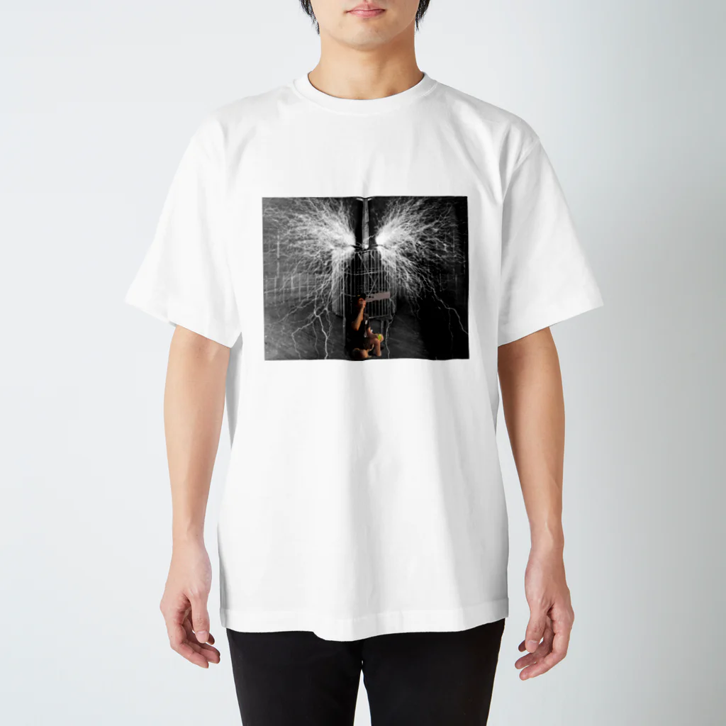 よしひこのニコラテスラとヨシヒコ、コラボTシャツ Regular Fit T-Shirt