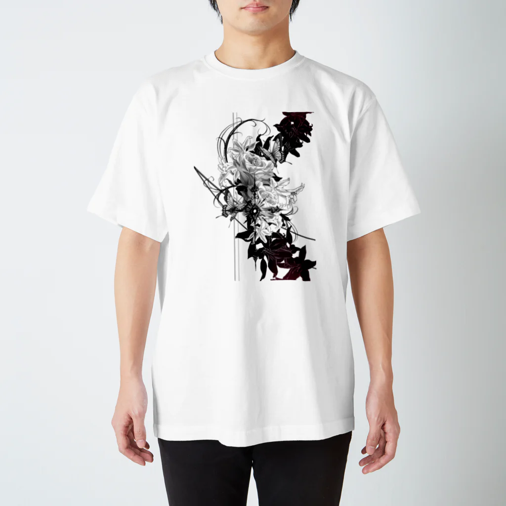 皐月 恵 -Kei Satsuki-の✝︎(White ver.) Regular Fit T-Shirt