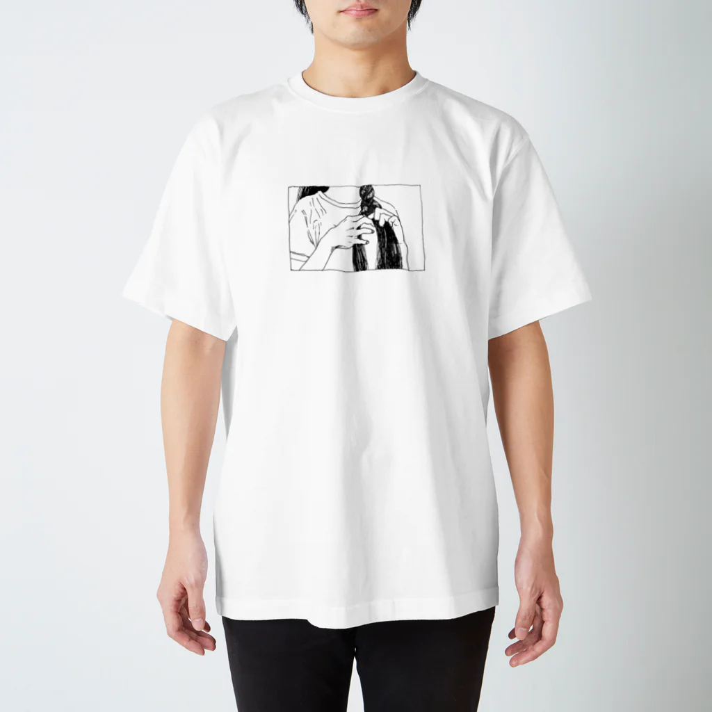 水菜の三つ編み Regular Fit T-Shirt