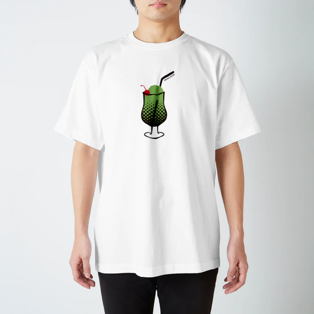 -337-のクリームソーダな山手線 Regular Fit T-Shirt