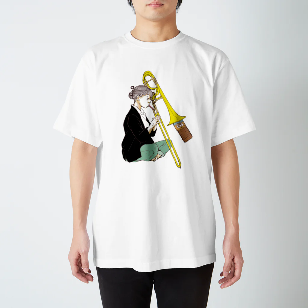 バストロンボーン / 宮﨑 愛 ( aimia093 )のスタンダードTシャツ