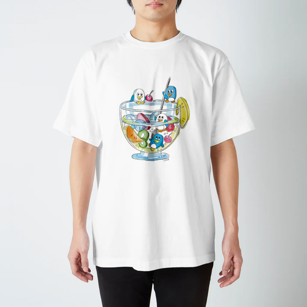しじょるのペンギンとフルーツサワー Regular Fit T-Shirt