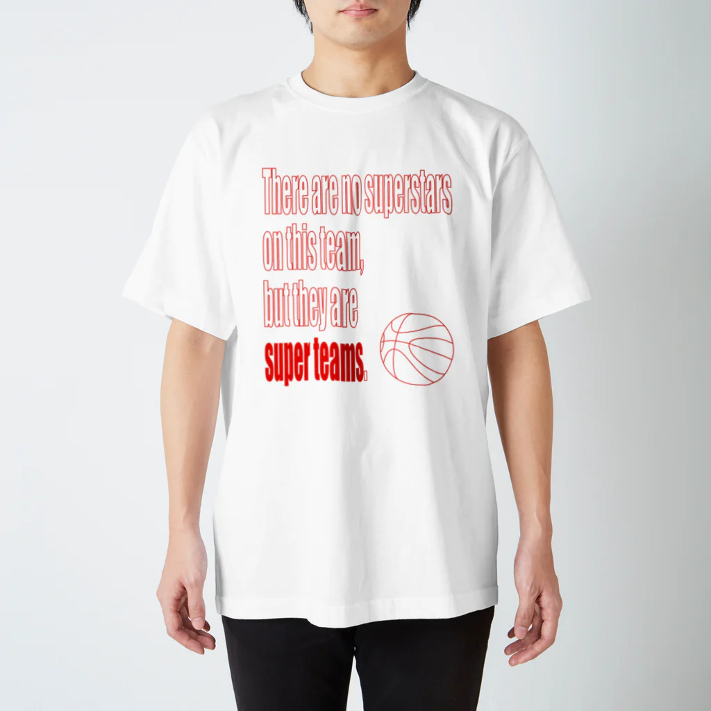 みゃみゅみぇっみょ（バスケット）のスーパーチーム（バスケットボール） Regular Fit T-Shirt