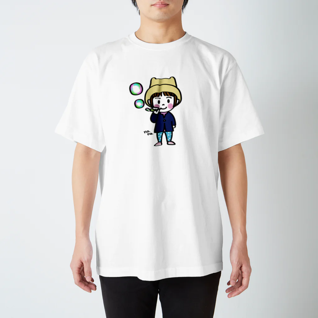 kaoricompusのしゃぼん玉nanaちゃん Regular Fit T-Shirt