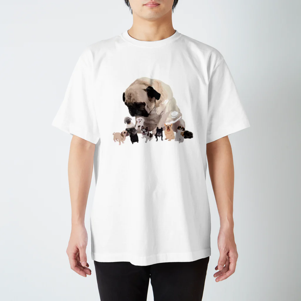 認定NPO法人てとてとしっぽのてとてとしっぽ家 Regular Fit T-Shirt