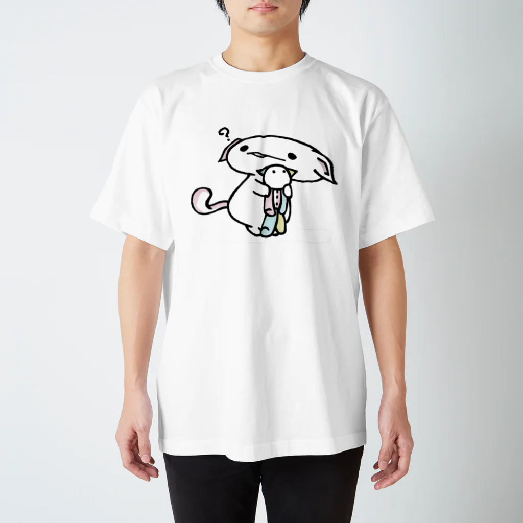 itsuto-こねこしょうしょうめんへらの「まだもっていないよ」 Regular Fit T-Shirt