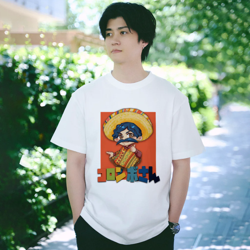 コロンボさんシンプルTシャツ（オレンジ） / コロンボさん